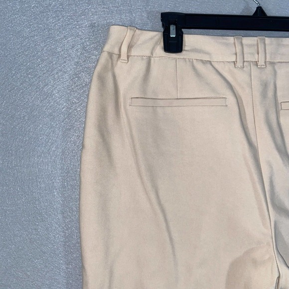 Chicos Pants Womens 2R Beige Pockets Belt Loop High Rise Business Casual - Picture 10 of 14